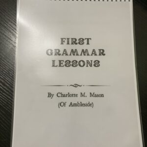 First Grammar Lessons